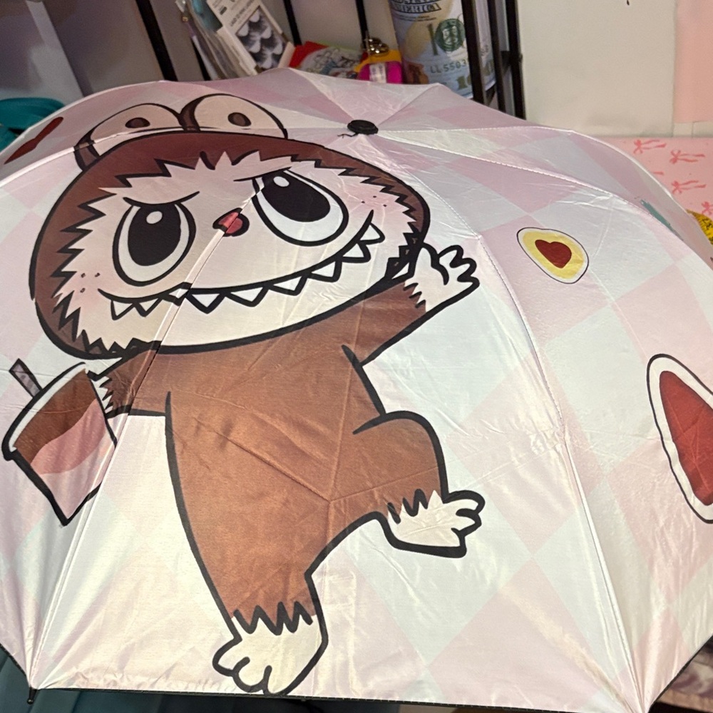 NEW 🤎🤎Cute Cartoon Character Umbrella